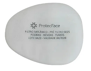 FILTRO MECANICO P2 MODELO 6025 PROTEC FACE PARA MÁSCARAS