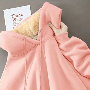 Blusa Canguru Unissex com Forro de Lã de Ovelha – Seu Refúgio Contra o Frio