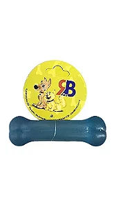 Brinquedo para Cães em Formato de Osso Chiclete Cristal
