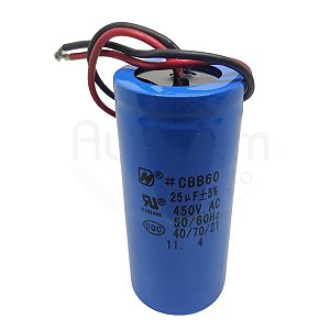 CAPACITOR 50/60 HZ MICROFARAD 250 VAC DO COMPRESSOR RIM.00655