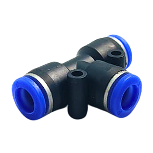 Conexão Engate Rápido União Em T 8mm