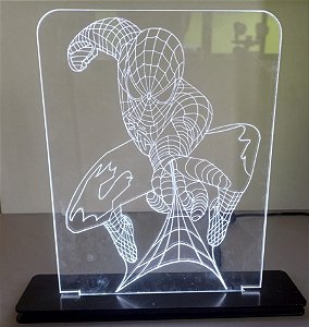 Luminária Led - Homem Aranha