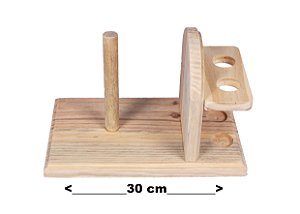 Suporte vertical para fio de malha