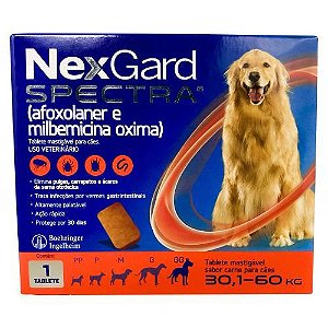 Nexgard Spectra GG - 30,1Kg a 60Kg