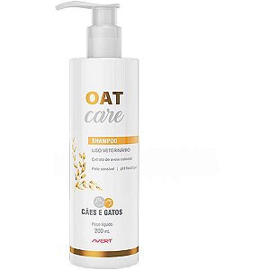  Oat Care Shampoo para Cães e Gatos 200mL 