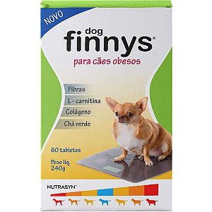 Dog Finnys Cães 60 Tabletes Mastigáveis