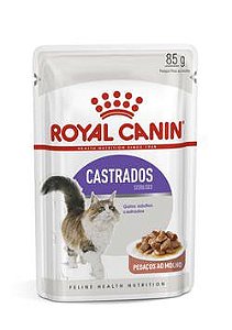 Royal Canin Feline Sachê Castrado Pedaços Ao Molho 85g