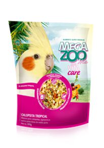 Mega Zoo Calopsita Mix Tropical 500g