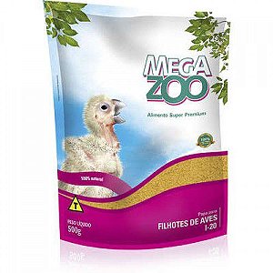 Mega Zoo Papa Para Filhotes Aves 500g