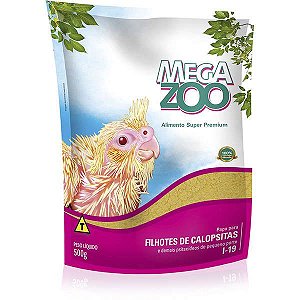 Mega Zoo Papa Para Filhote de Calopsita 500g
