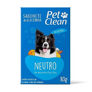 Pet Clean Sabonete Neutro 80g