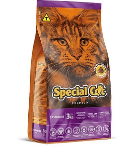 Ração Special Cat Premium para Gatos Adultos Castrados