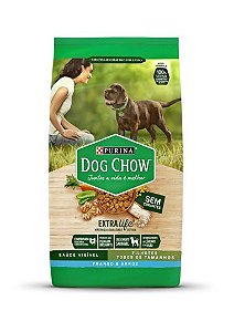 Ração Dog Chow para Cães Filhotes de Porte Médio e Grande Sabor Carne, Frango e Arroz 15KG