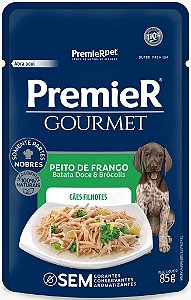 Premier Gourmet Cao Filhote Frango 85g