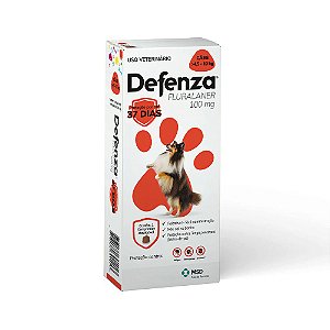 Defenza Antipulgas e Carrapatos para Cães de 4,5-10 kg 100mg 1 Comprimido Msd