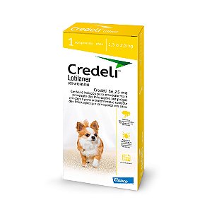 Antipulgas Credeli Caes 56,25mg 1,3-2,5kg 1 Comp
