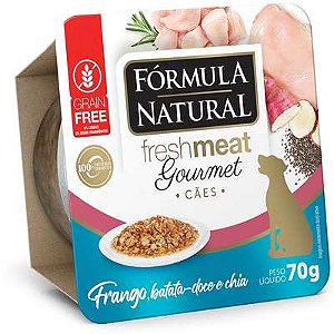 Fórmula Natural Fresh Meat Pote Gourmet Cão Frango 70g