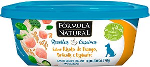 Fórmula Natural Receitas Caseiras Risoto de Frango, Brócolis e Espinafre para Cães 270g