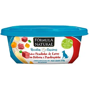 Fórmula Natural Receitas Caseiras Picadinho de Carne com Abóbora e Mandioquinha para Cães 270g