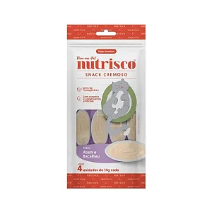 Nutrisco Cremoso Gato adulto Atum e Bacalhau 56g