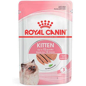 Royal Canin Sachê Patê Filhotes Kitten para Gatos Filhotes