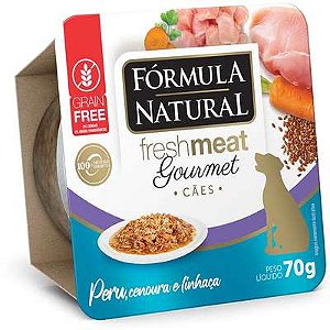 Fórmula Natural Fresh Meat Pote Gourmet Cão Peru 70g