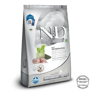 Ração N&d White Dog Adulto Mini