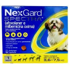 Nexgard Spectra P - 3,6Kg a 7,5Kg