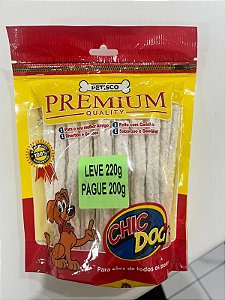 Chic Dog Palito Flexível Natural Leve 220g Pague 200g