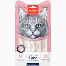 Wanpy Gato Creamy Atum e Camarao 70g (5x14g)
