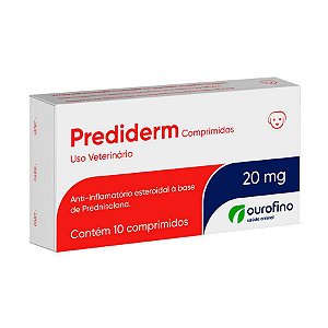 Prediderm  Anti-inflamatório com 10 Comprimidos Ourofino