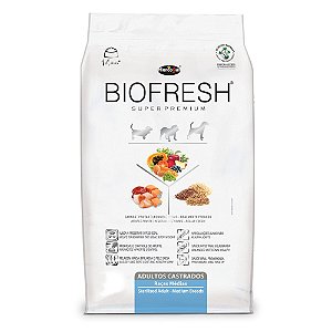 Biofresh Cão Adulto Castrado Raças Médias