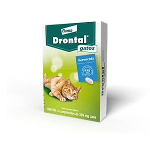 Drontal Gato Ate 4kg 4 Comprimidos Bayer