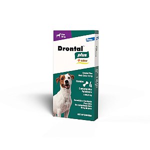 Drontal Cão Ate 10kg Sabor Carne com 4 Comprimidos Bayer