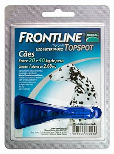 Frontline Topspot Cão 2,67ml Até 20-40kg Boehringer Ingelheim