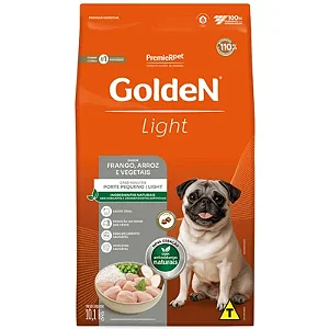 Ração Golden Formula Light para Cães Adultos Frango e Arroz Mini Bits Porte Pequeno