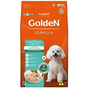 Ração Golden Formula para Cães Adultos Pequeno Porte Mini Bits Frango e Arroz