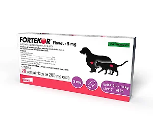Fortekor 5mg 28 Comprimidos Palatáveis