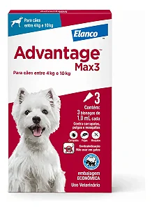 Advantage Max3 1,0ml 4-10kg Bayer