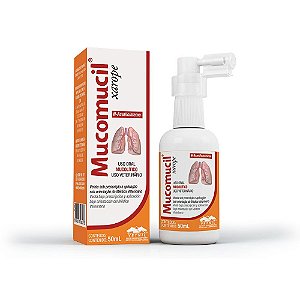 Mucomucil Xarope Mucolítico 50ml Vetnil