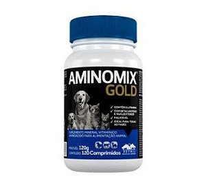 Aminomix Gold Suplemento Vitaminico 120 Comprimidos Vetnil