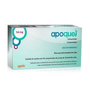 Apoquel 3,6mg 20 Comprimidos Zoetis