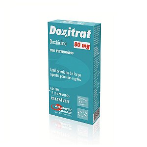 Doxitrat Antibiótico 80mg 12 Comprimidos Agener