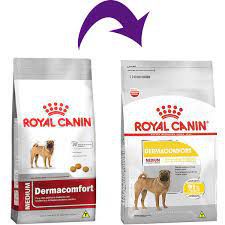 Ração Royal Canin para Cães Adultos Raças Médias Medium Dermacomfort