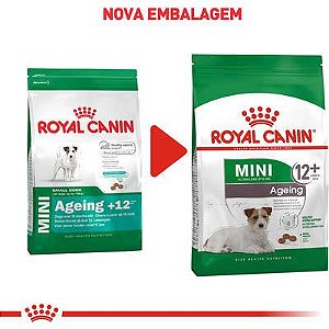 Ração Royal Canin para Cães Adultos Raças Pequenas Mini Ageing 12+