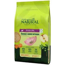 Ração Guabi Natural para Cães Filhotes Porte Médio Sabor Frango e Arroz Integral