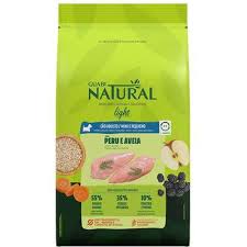 Ração Guabi Natural para Cães Adultos Light Porte Mini e Pequeno Sabor Peru e Aveia