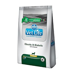 Ração Vet Life Natural para Cães Obesity & Diabetic Mini Breeds