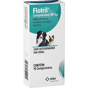 Flotril Antibiótico 10 Comprimidos MSD