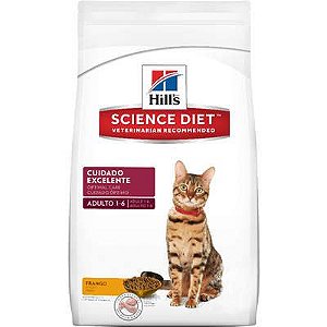Ração Hill's Science Diet Sabor Frango para Gatos Adultos